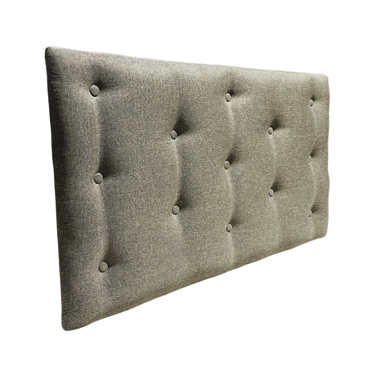 RESPALDO MUEBLES RIMAR 1.5 PLAZAS LINO GRIS - 3