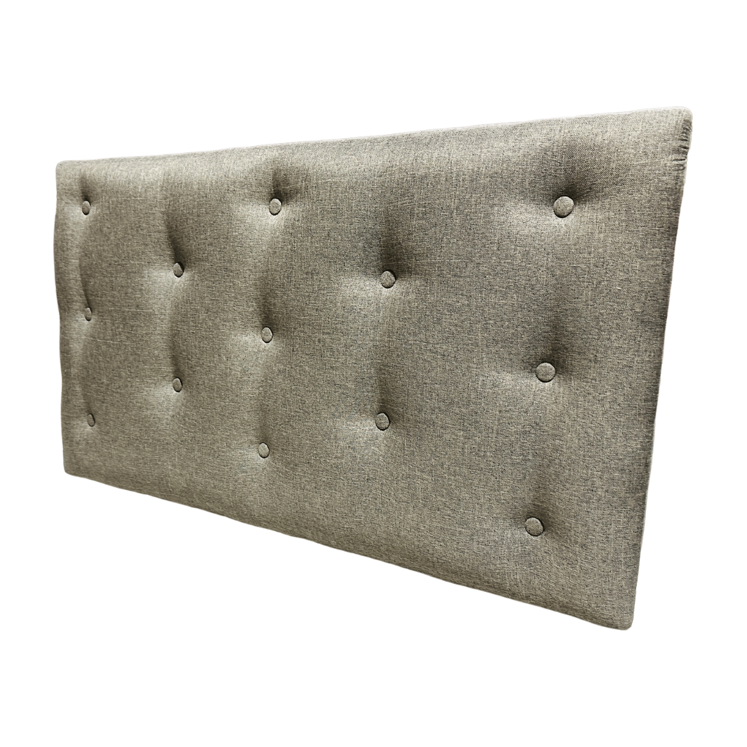 RESPALDO MUEBLES RIMAR 1.5 PLAZAS LINO GRIS - 4