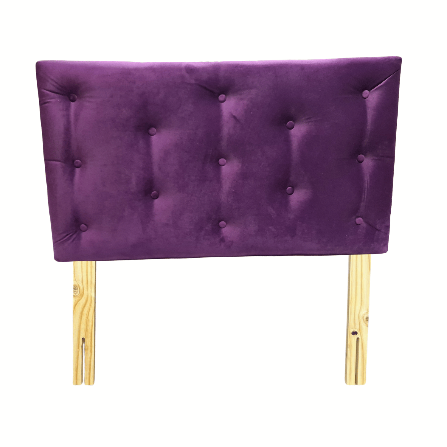 RESPALDO MUEBLES RIMAR 1.5 PLAZAS FELPA MORADO - 1