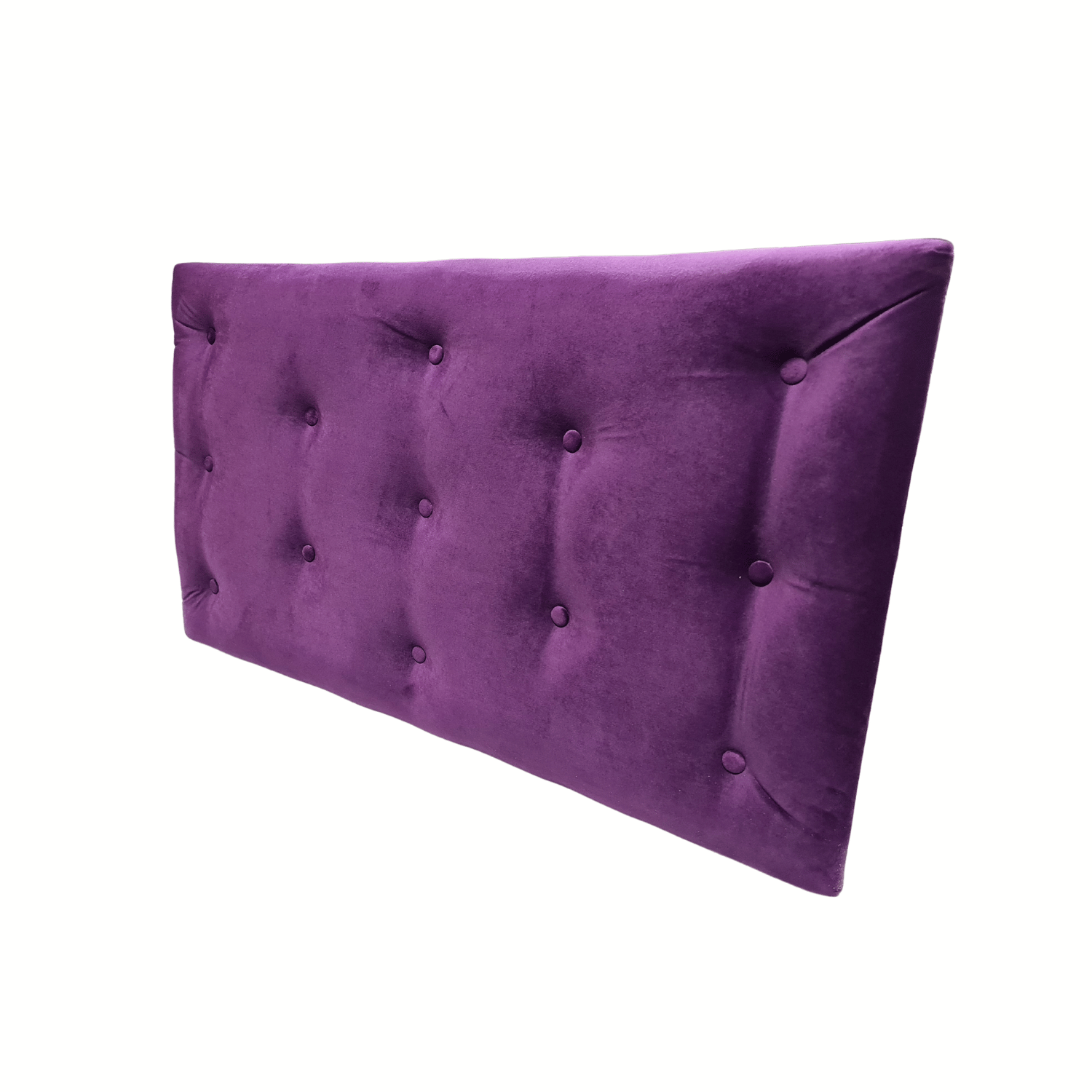 RESPALDO MUEBLES RIMAR 1.5 PLAZAS FELPA MORADO - 4