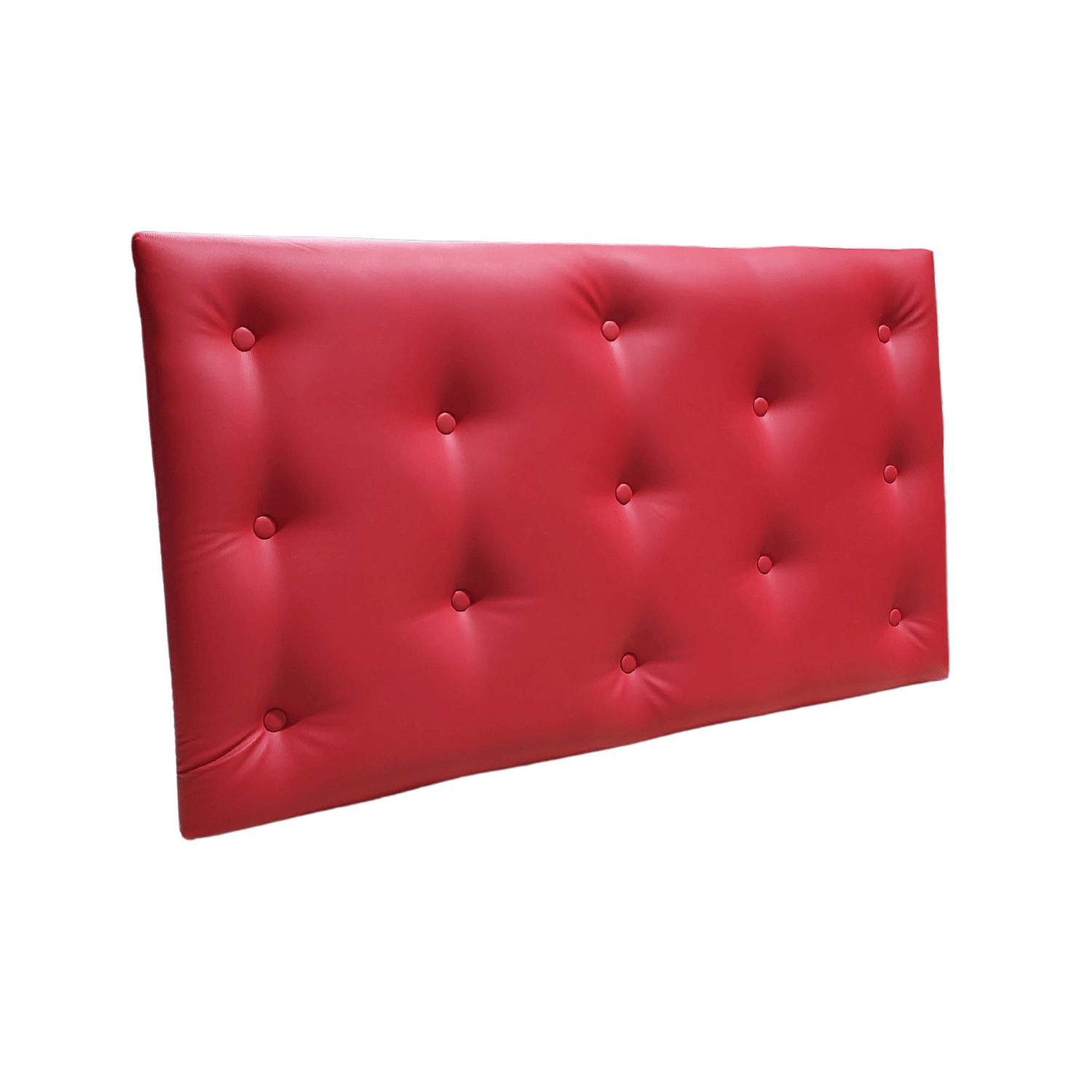 RESPALDO MUEBLES RIMAR 1.5 PLAZAS ECO CUERO ROJO - 3