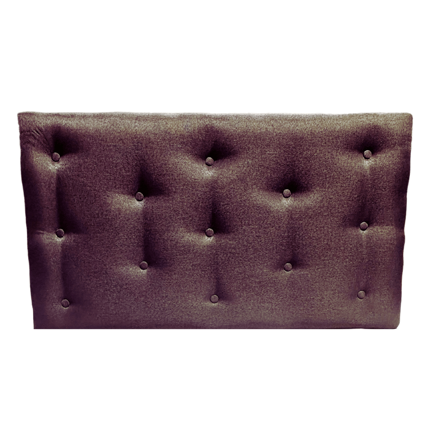 RESPALDO MUEBLES RIMAR 1.5 PLAZAS LINO CAFÉ - 2