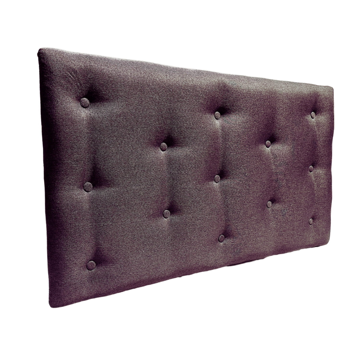 RESPALDO MUEBLES RIMAR 1.5 PLAZAS LINO CAFÉ - 3