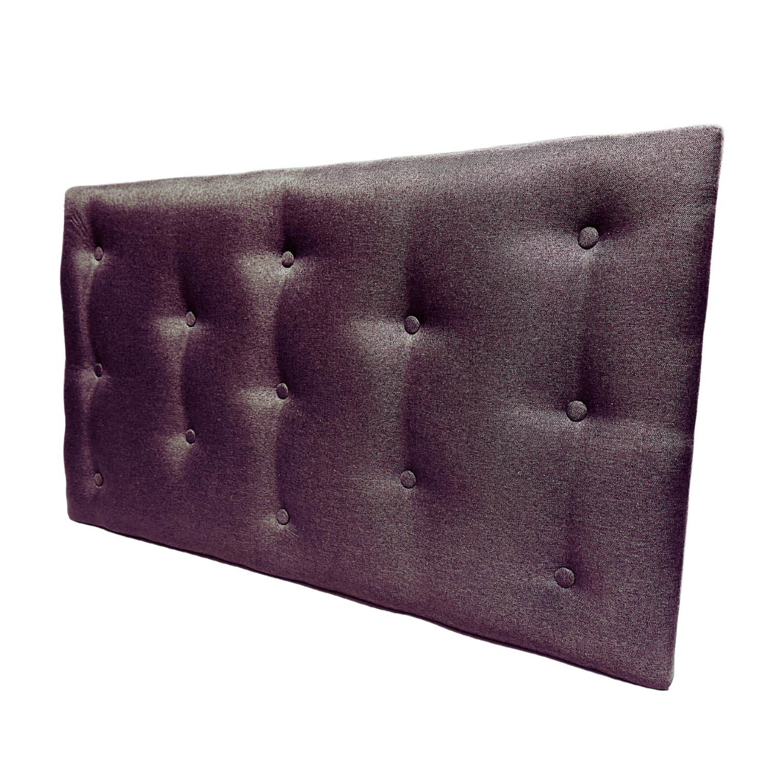RESPALDO MUEBLES RIMAR 1.5 PLAZAS LINO CAFÉ - 4