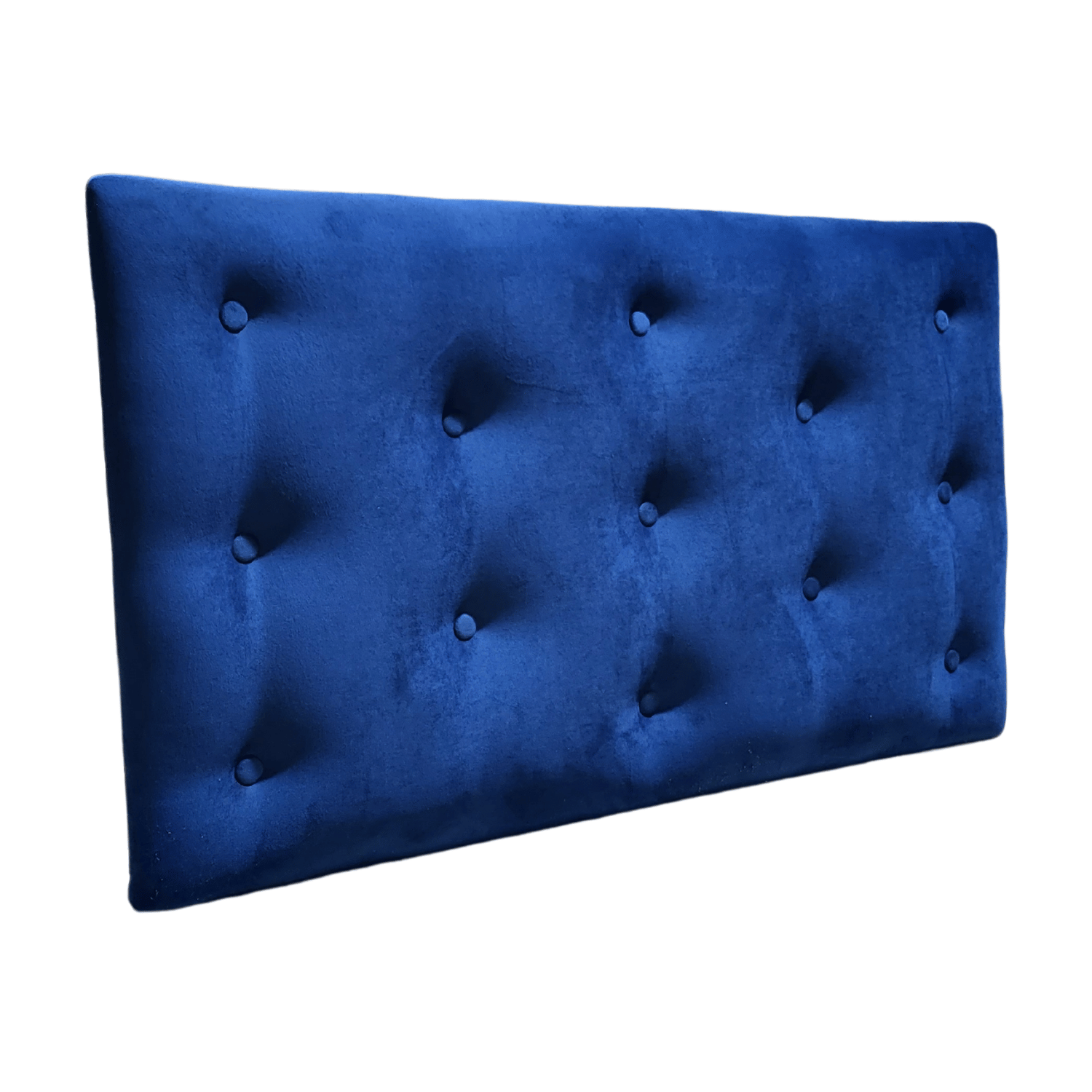 RESPALDO MUEBLES RIMAR 1.5 PLAZAS FELPA AZUL MARINO - 3