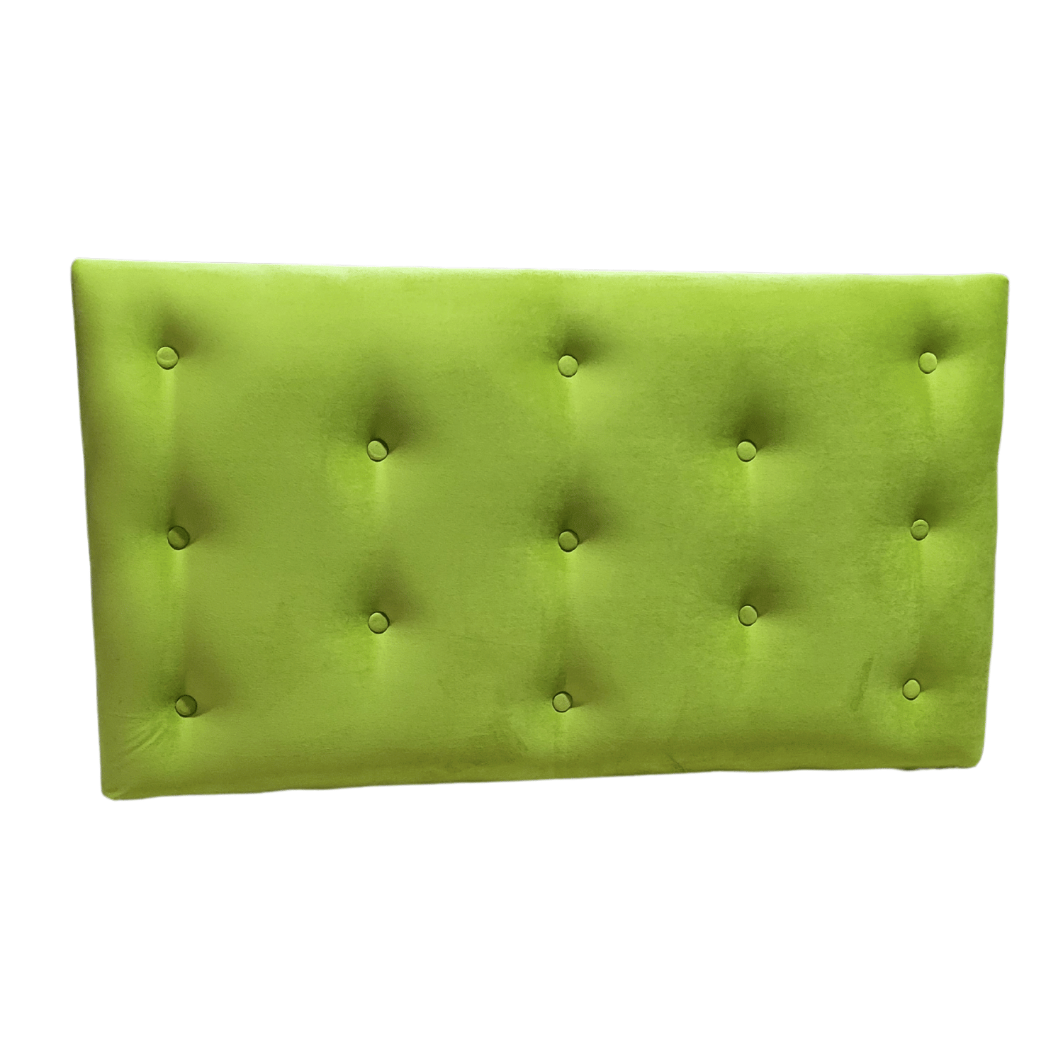 RESPALDO MUEBLES RIMAR PISTACHO 1.5 PLAZAS FELPA VERDE - 2