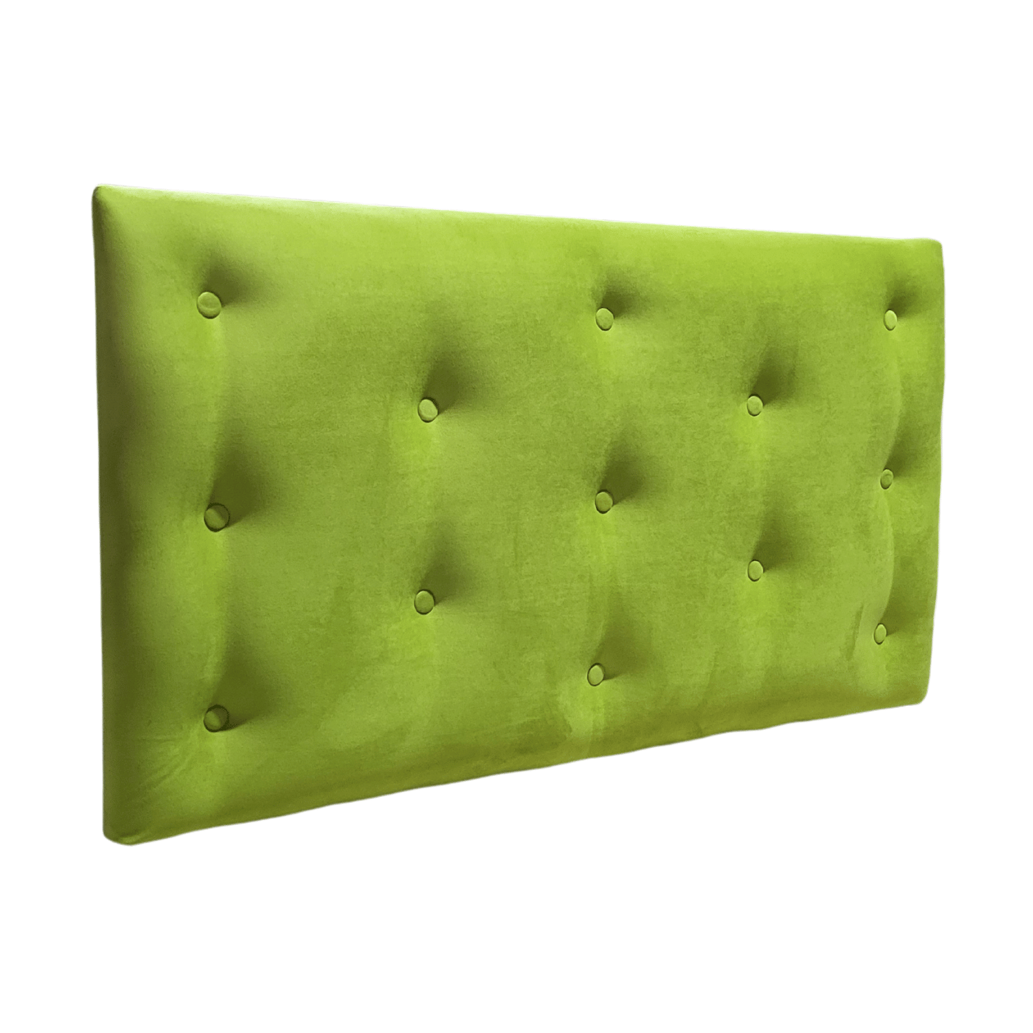 RESPALDO MUEBLES RIMAR PISTACHO 1.5 PLAZAS FELPA VERDE - 3