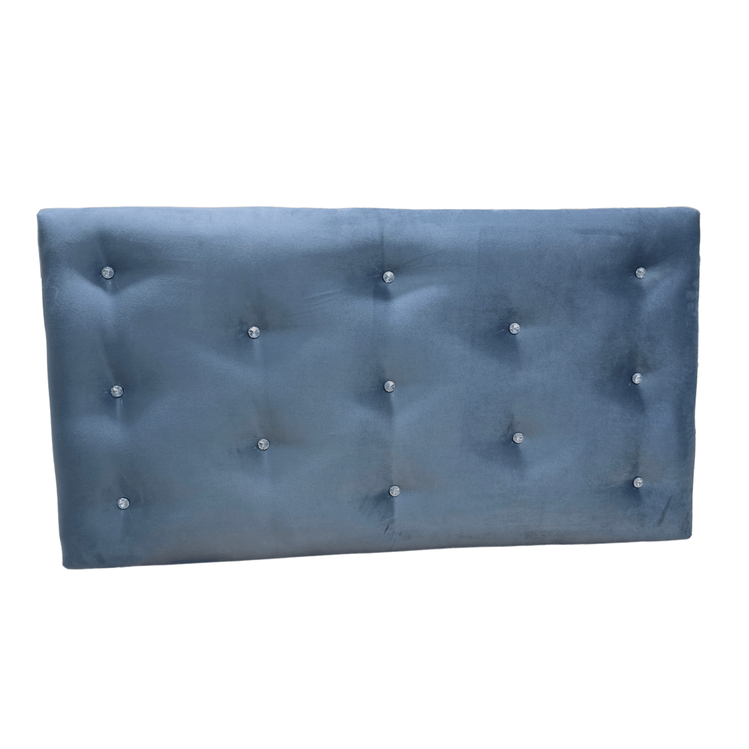 RESPALDO MUEBLES RIMAR DIAMANTE 1.5 PLAZAS FELPA GRIS OSCURO - 2