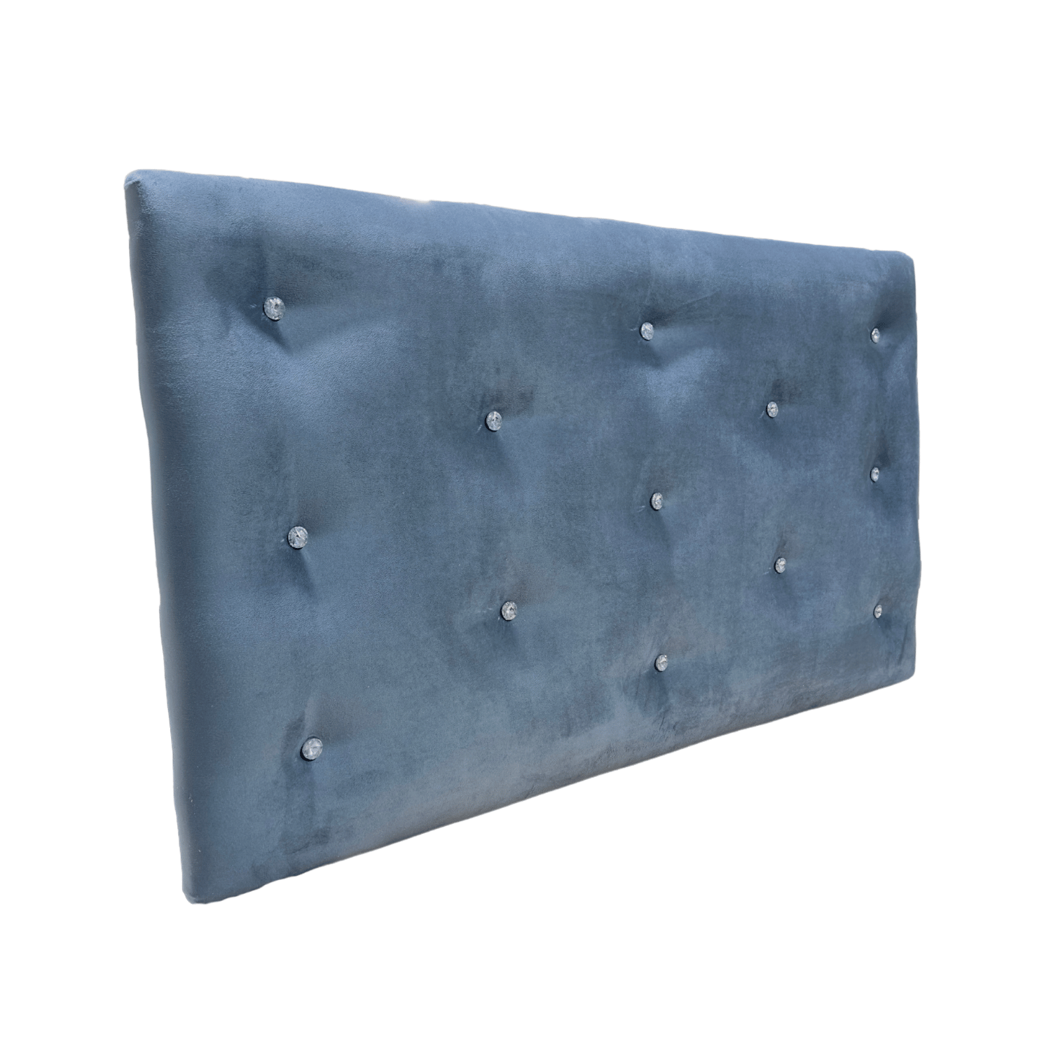 RESPALDO MUEBLES RIMAR DIAMANTE 1.5 PLAZAS FELPA GRIS OSCURO - 3