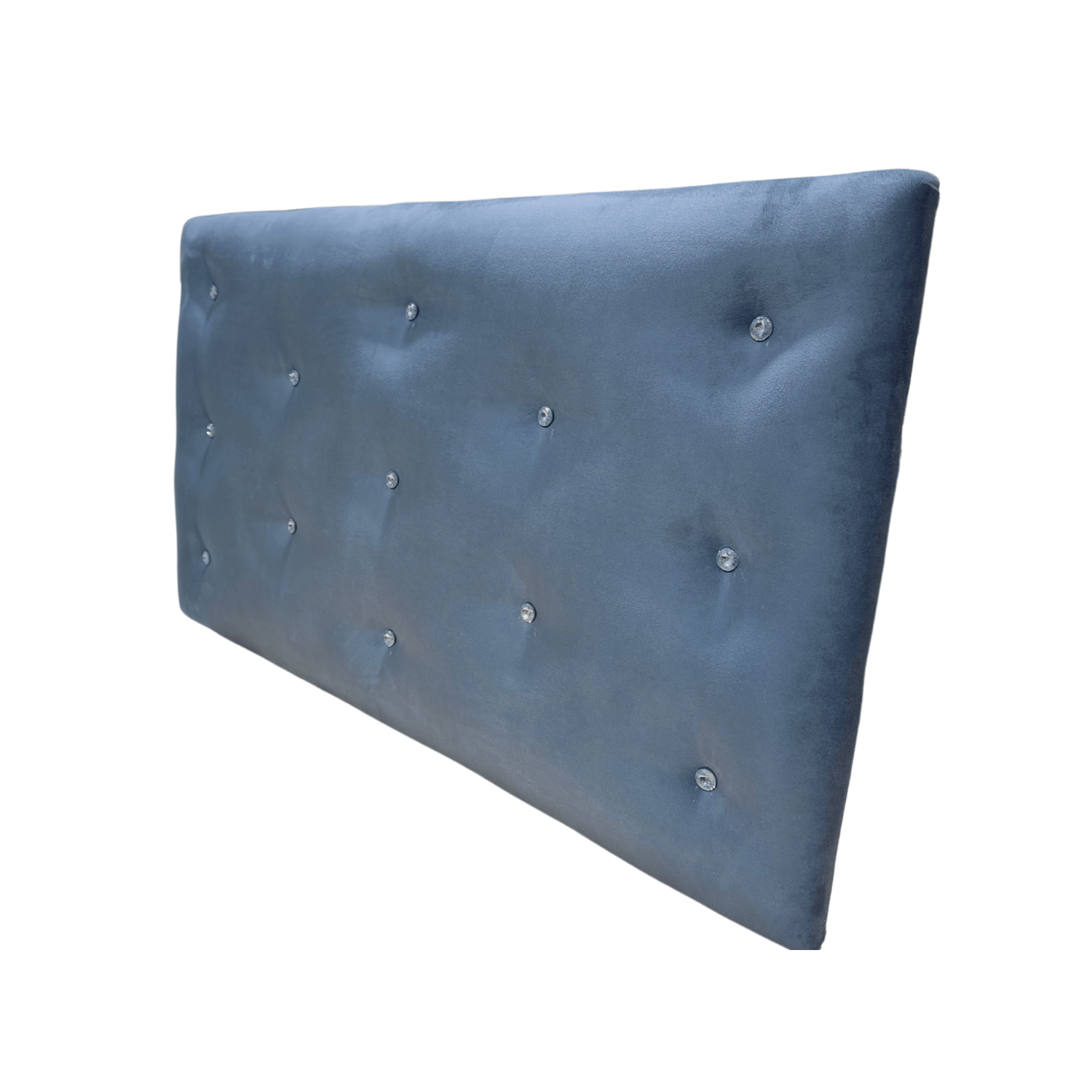 RESPALDO MUEBLES RIMAR DIAMANTE 1.5 PLAZAS FELPA GRIS OSCURO - 4
