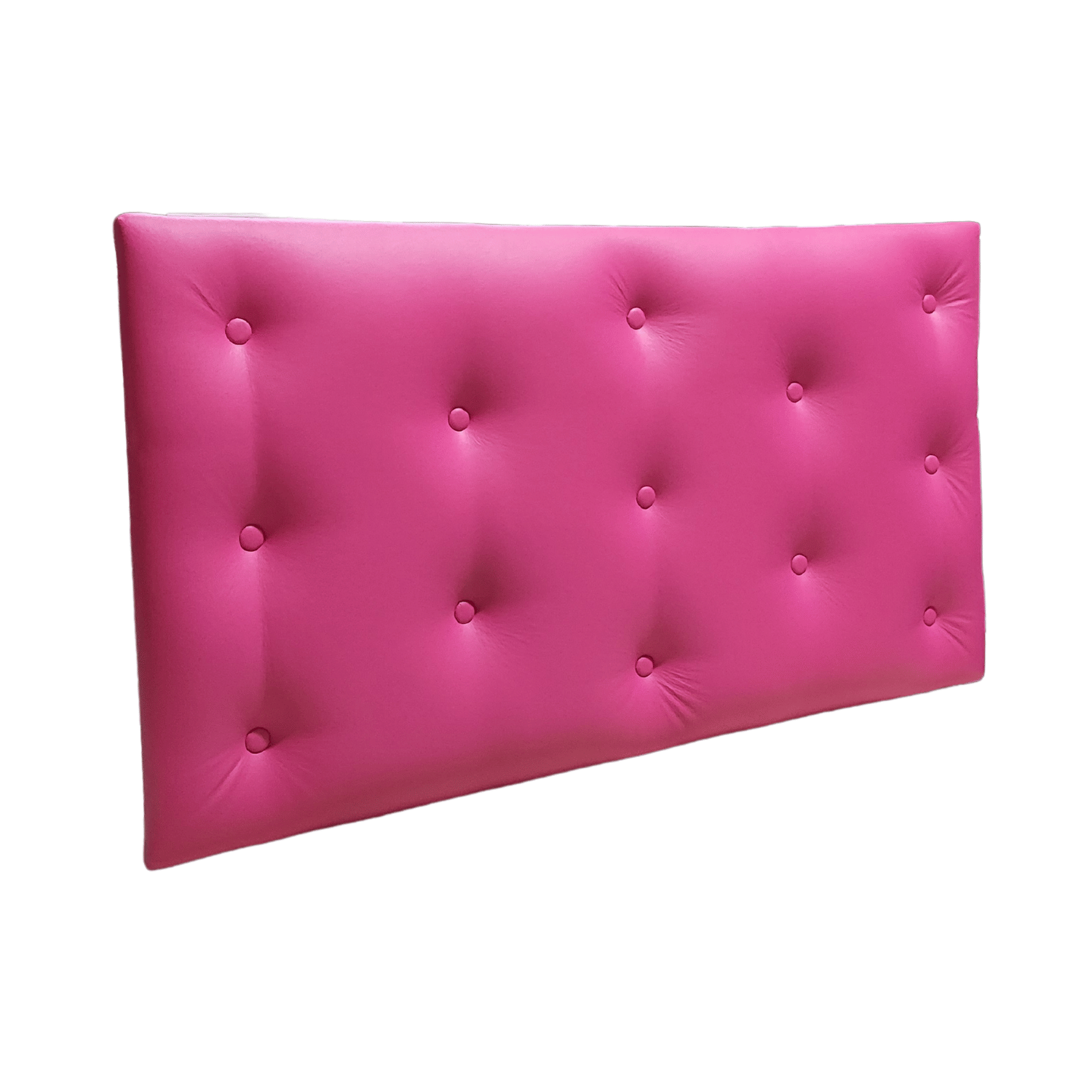 RESPALDO MUEBLES RIMAR 1.5 PLAZAS ECO CUERO FUCSIA - 3