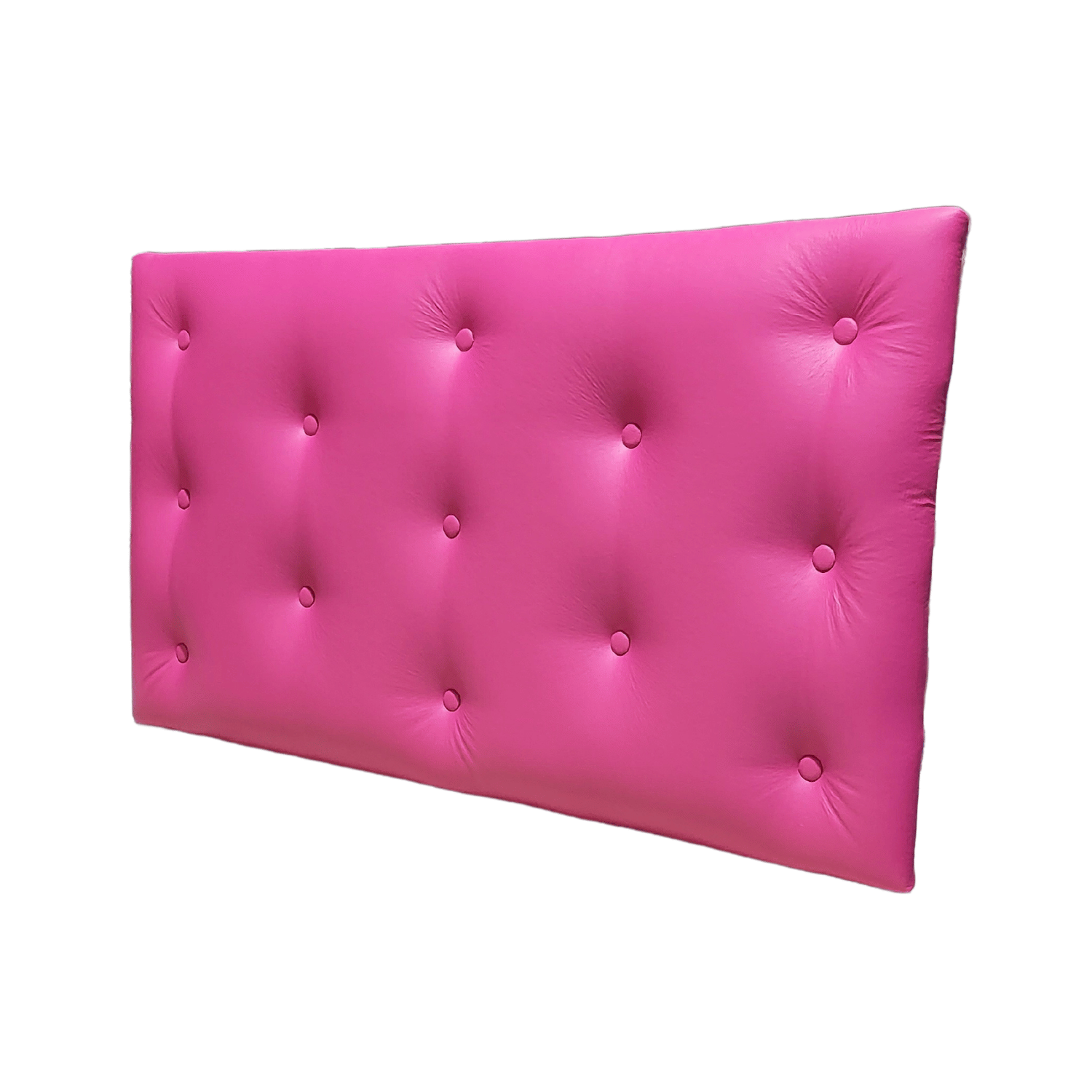 RESPALDO MUEBLES RIMAR 1.5 PLAZAS ECO CUERO FUCSIA - 4