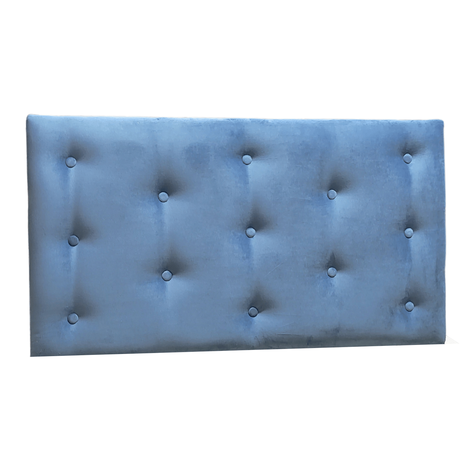 RESPALDO MUEBLES RIMAR 1.5 PLAZAS FELPA PETROLEO - 2