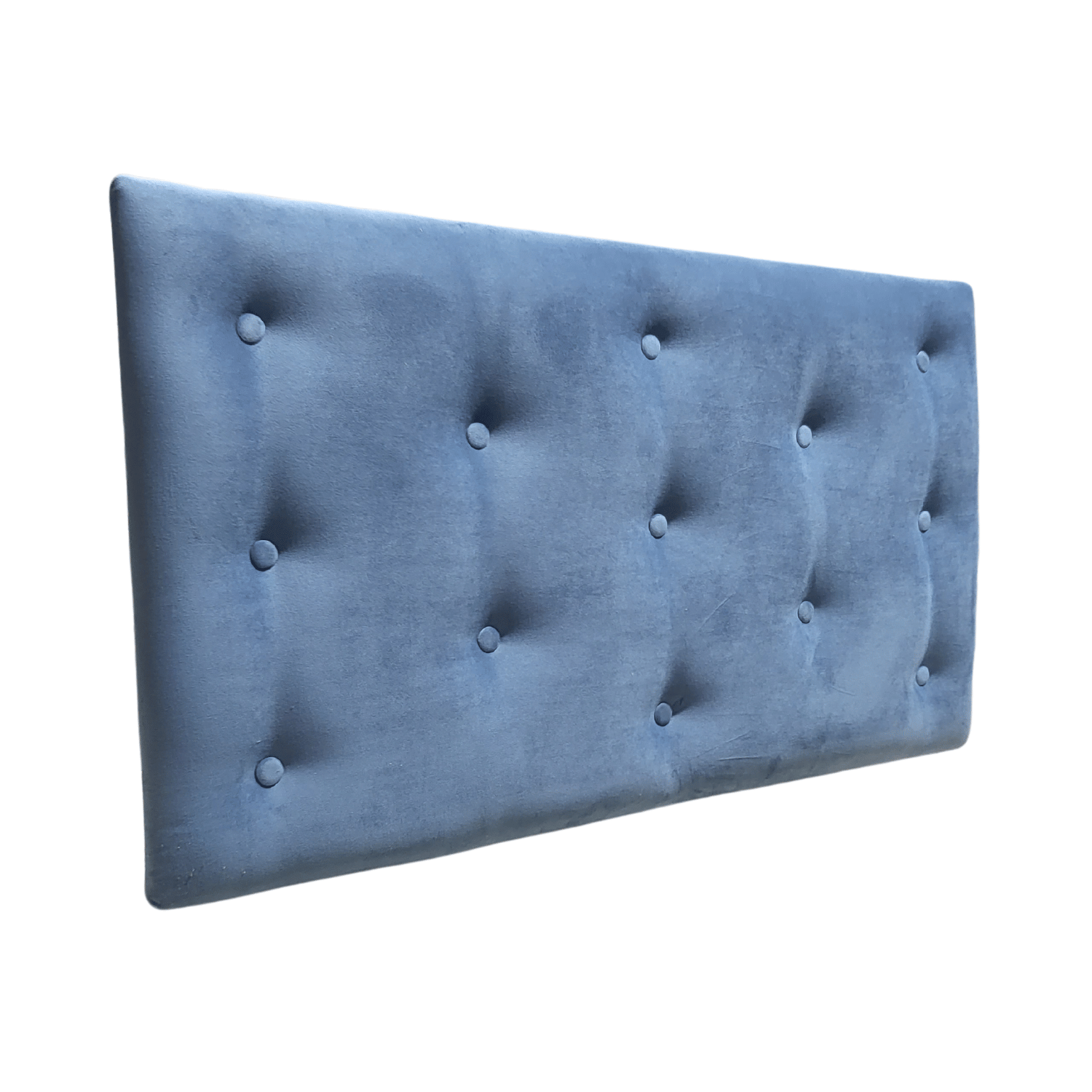 RESPALDO MUEBLES RIMAR 1.5 PLAZAS FELPA PETROLEO - 3