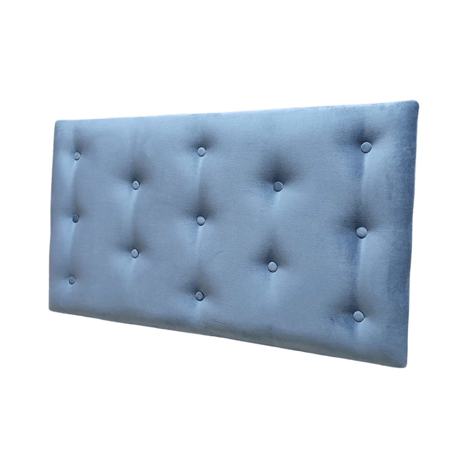RESPALDO MUEBLES RIMAR 1.5 PLAZAS FELPA PETROLEO - 4