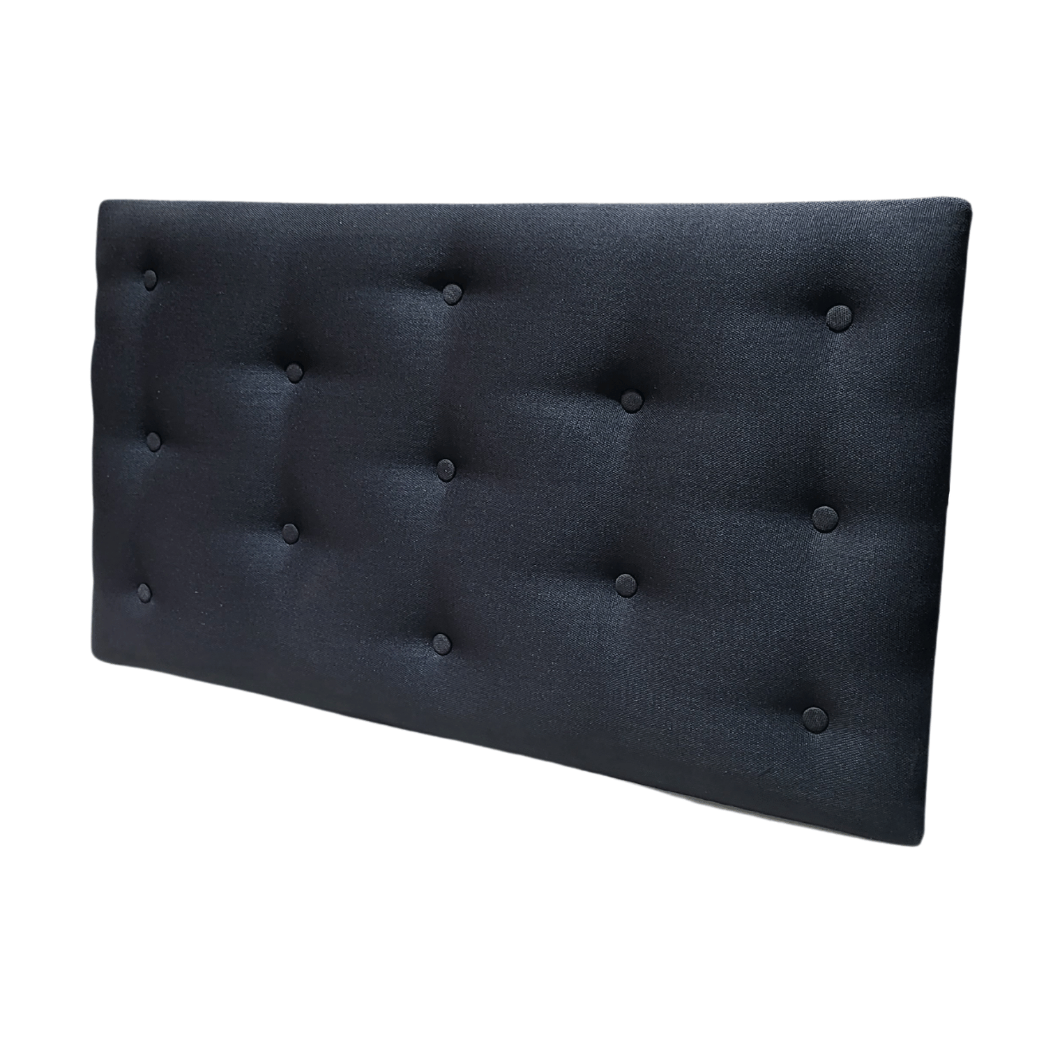 RESPALDO MUEBLES RIMAR 1.5 PLAZAS LINO NEGRO - 4