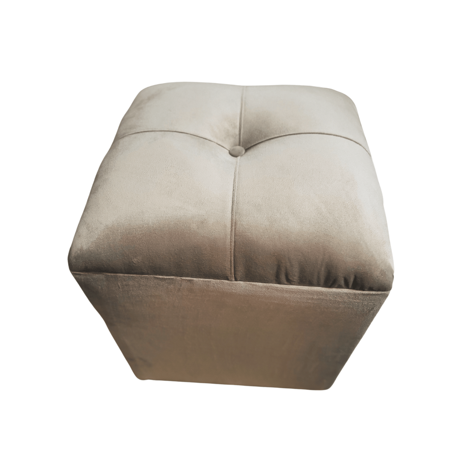 POUF MUEBLES RIMAR BEIGE FELPA 40X40X45 - 4
