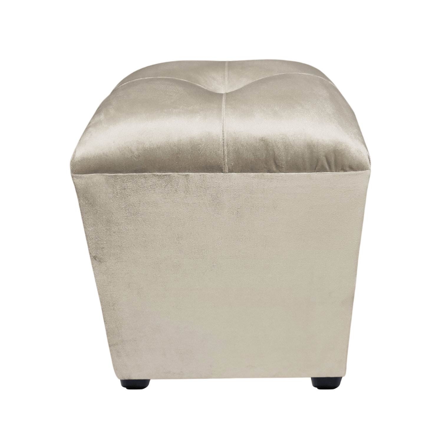 POUF MUEBLES RIMAR BEIGE FELPA 40X40X45 - 5