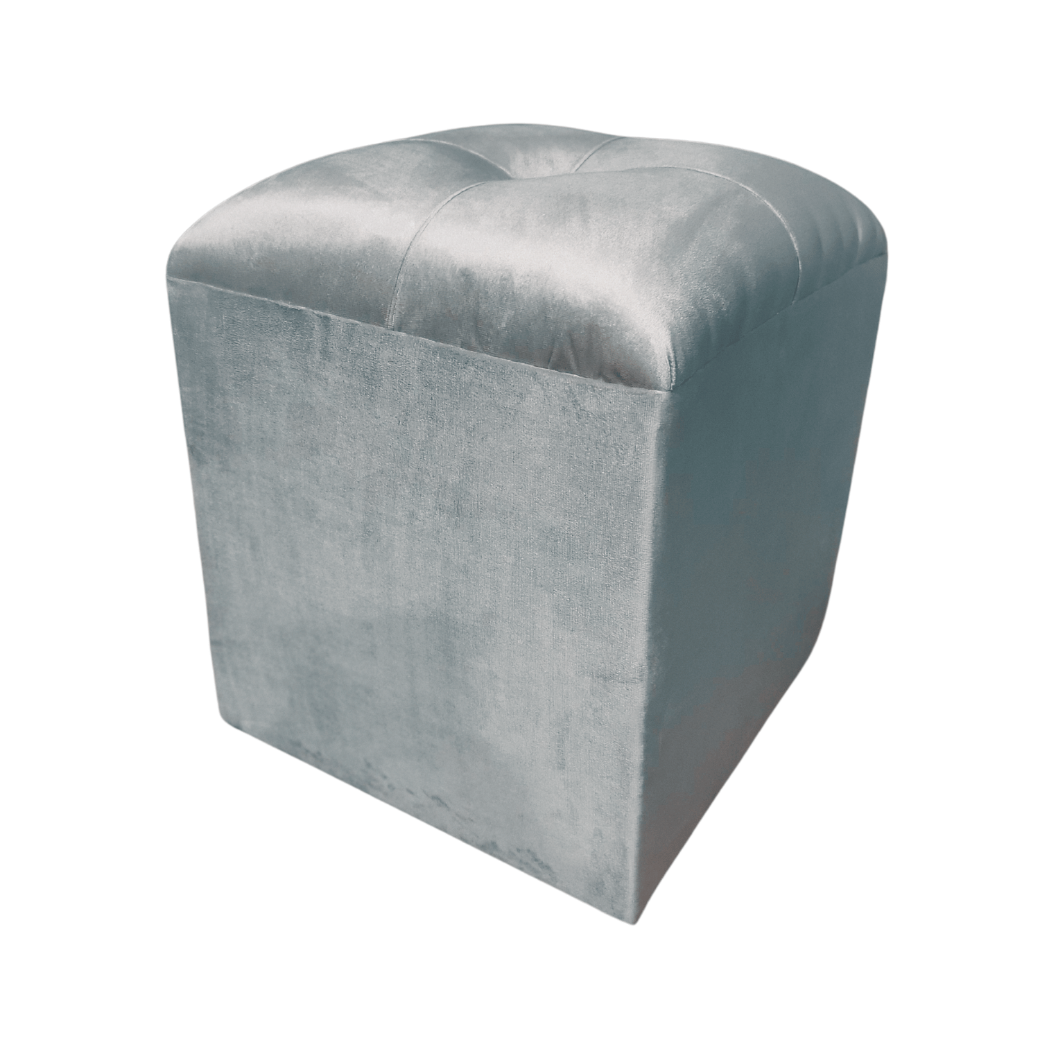 POUF MUEBLES RIMAR GRIS FELPA 40X40X45 - 3