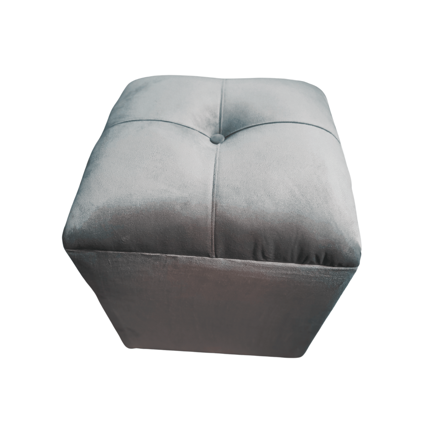 POUF MUEBLES RIMAR GRIS FELPA 40X40X45 - 4