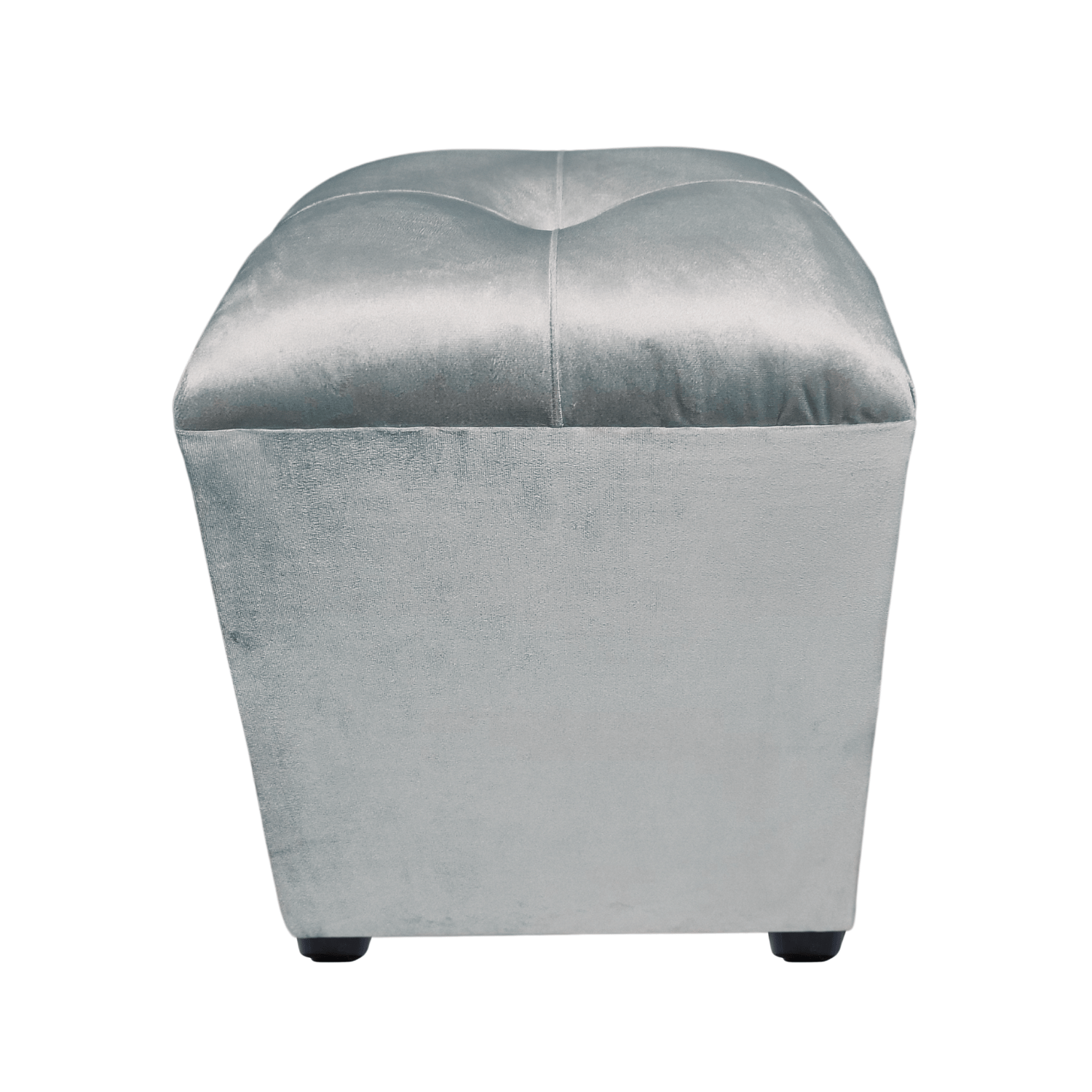 POUF MUEBLES RIMAR GRIS FELPA 40X40X45 - 5