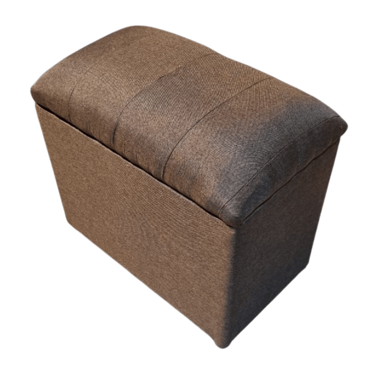 BANQUETA MUEBLES RIMAR CAFÉ BAUL LINEAL LINO 60X40X50X40 - 3