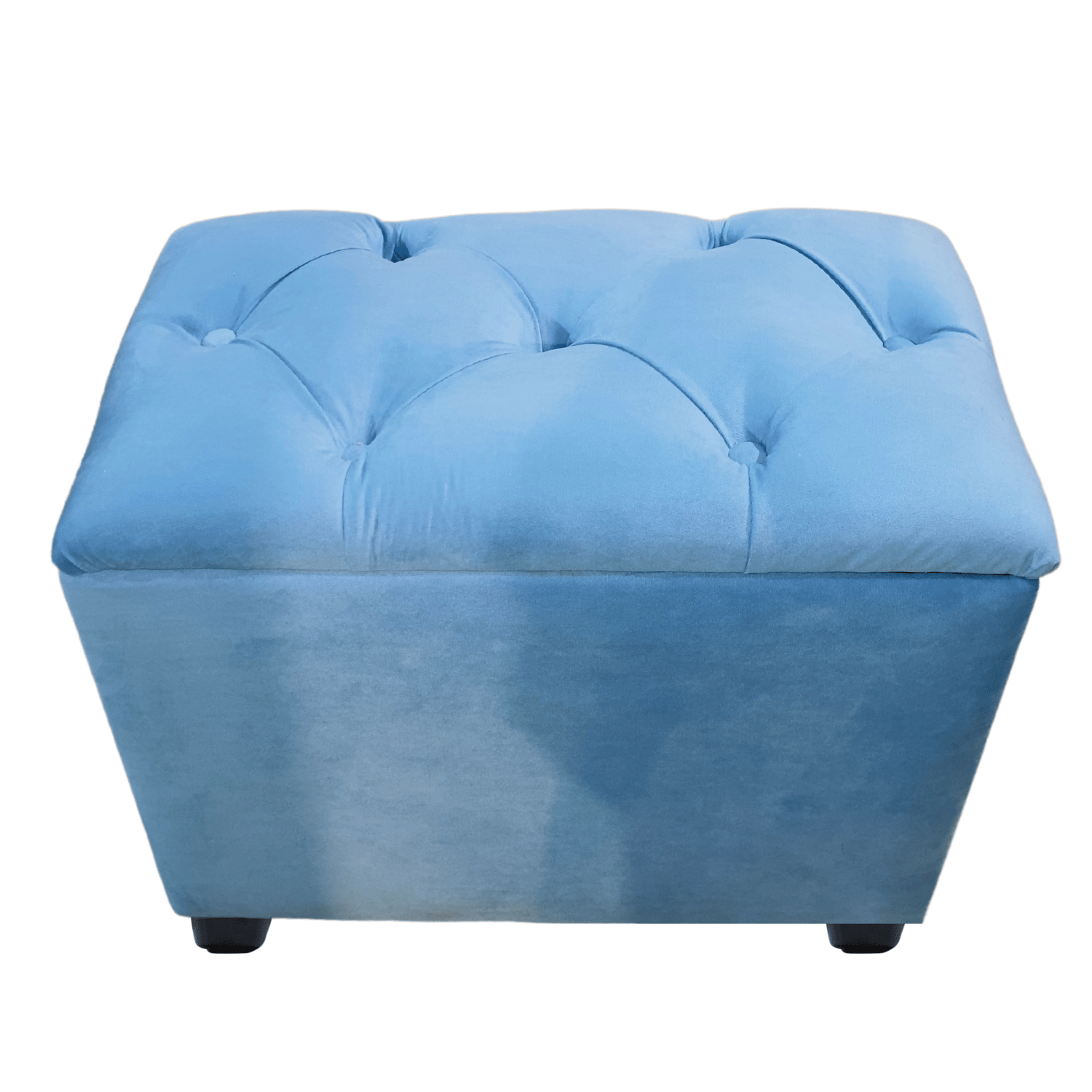 BANQUETA MUEBLES RIMAR CELESTE BAUL CAPITONE FELPA 60X40X50X40 - 4