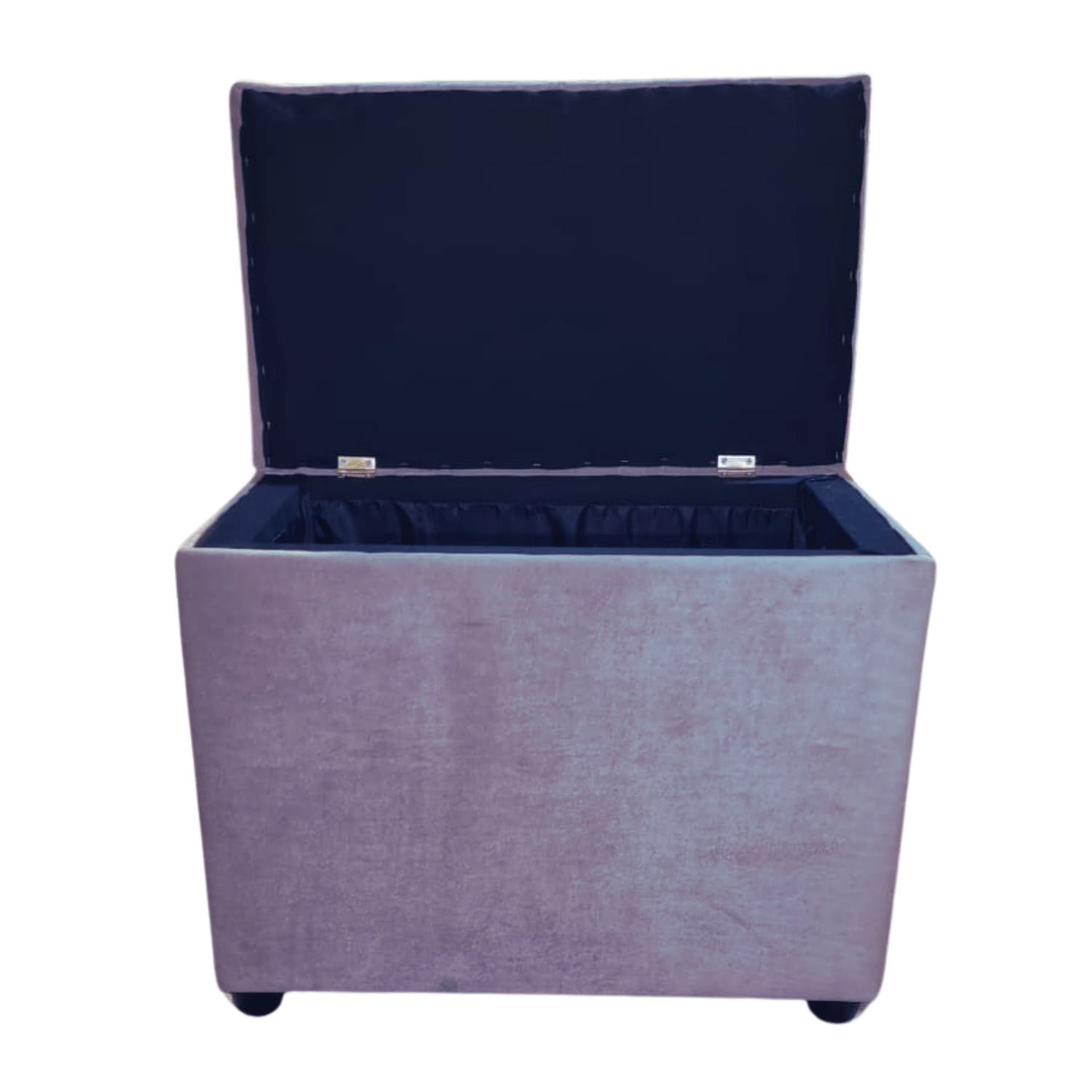 BANQUETA MUEBLES RIMAR GRIS BAUL TUBULAR FELPA 60X40X50X40 - 5