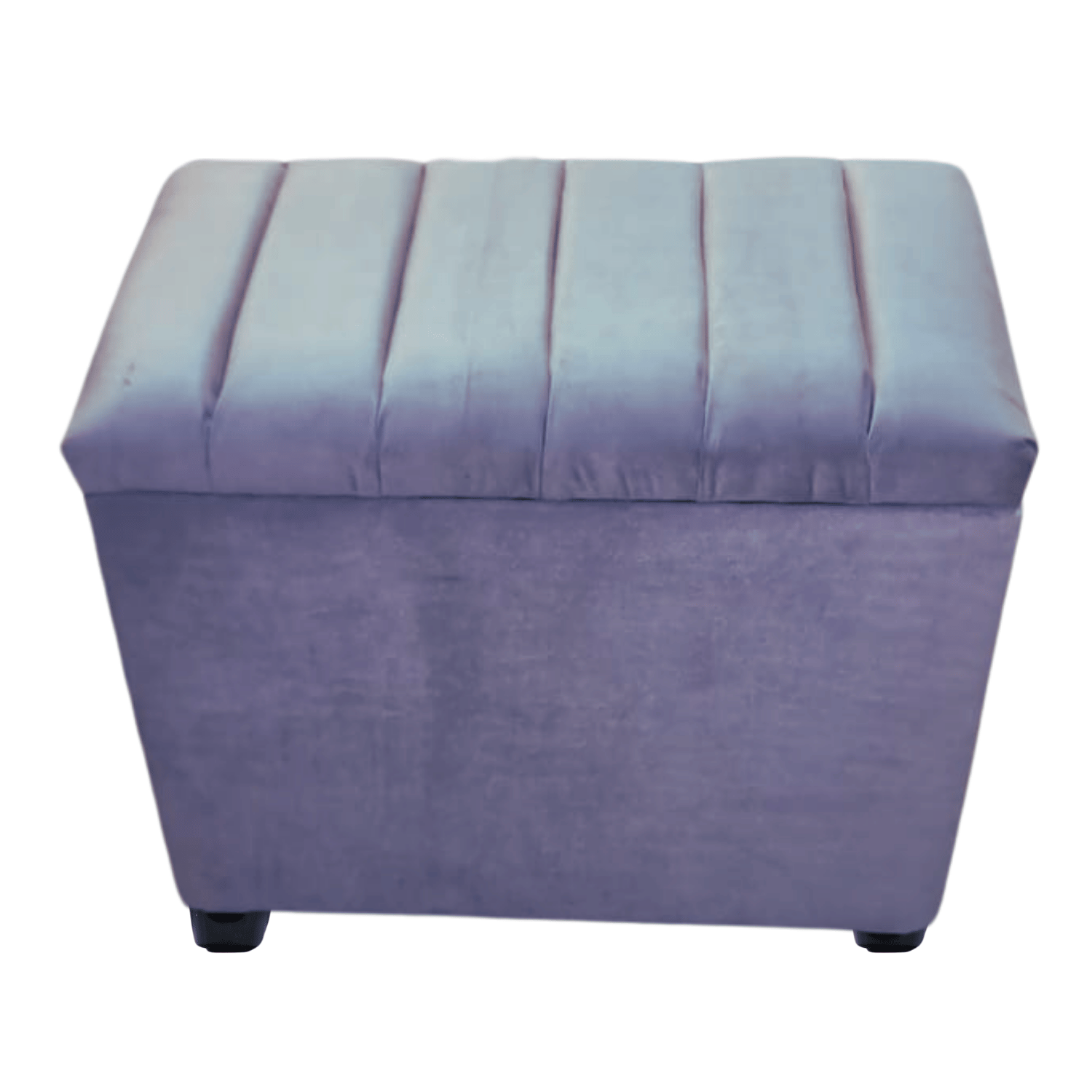BANQUETA MUEBLES RIMAR GRIS BAUL TUBULAR FELPA 60X40X50X40 - 6