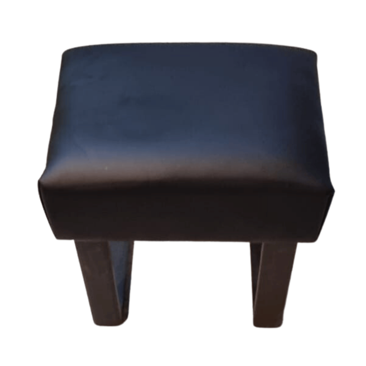 BANQUETA MUEBLES RIMAR NEGRO LISA ECO CUERO 40X30X40 - 4