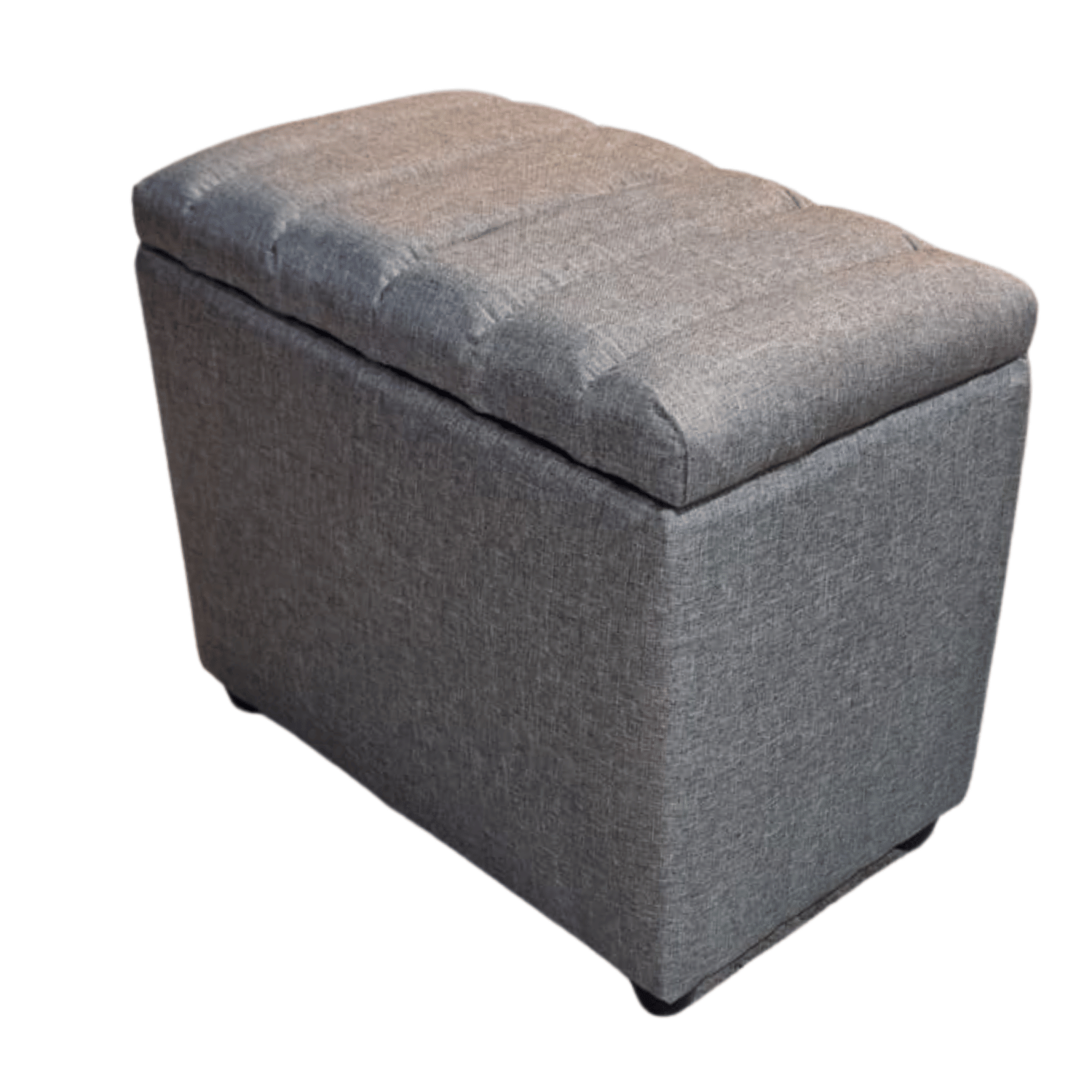 BANQUETA MUEBLES RIMAR GRIS BAUL TUBULAR LINO 60X40X50X40 - 3