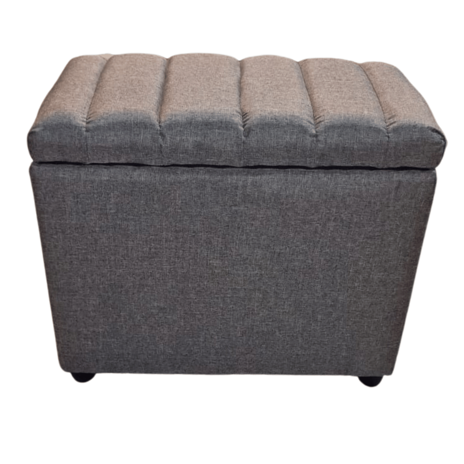 BANQUETA MUEBLES RIMAR GRIS BAUL TUBULAR LINO 60X40X50X40 - 4