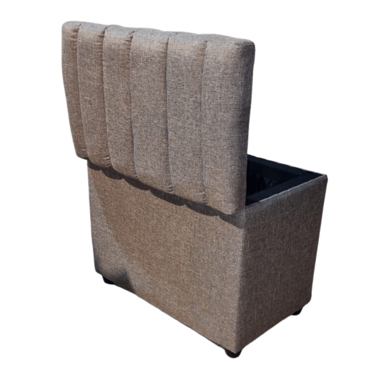 BANQUETA MUEBLES RIMAR GRIS BAUL TUBULAR LINO 60X40X50X40 - 5