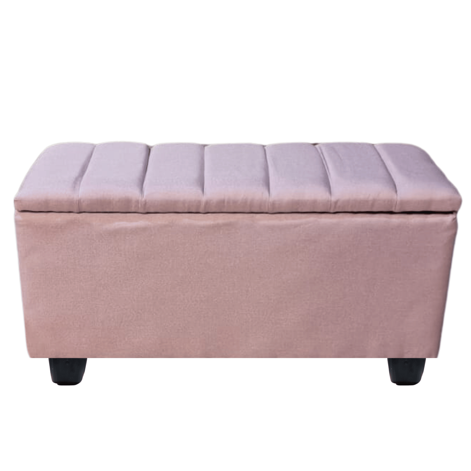 BANQUETA MUEBLES RIMAR PALO ROSA BAUL TUBULAR LINO 105X40X50 - 1