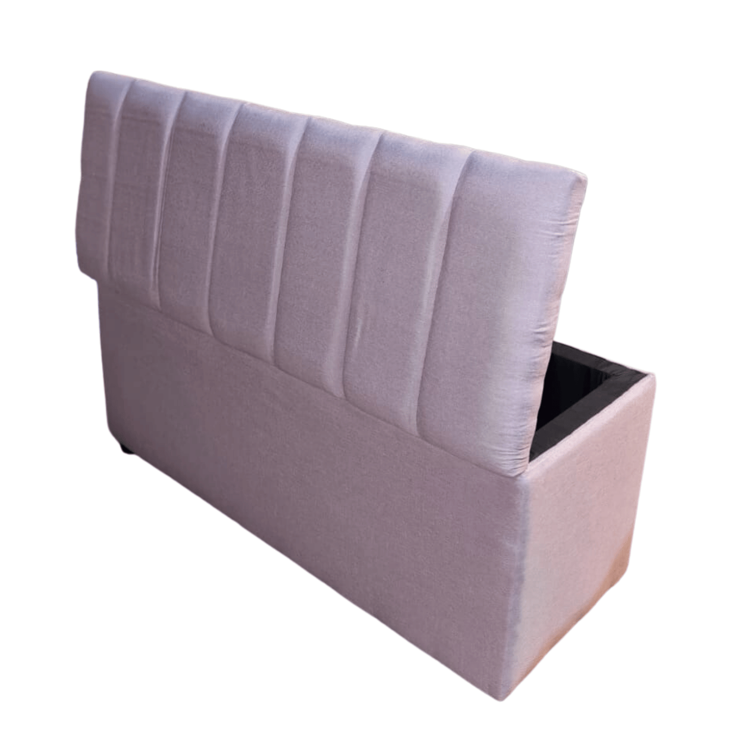 BANQUETA MUEBLES RIMAR PALO ROSA BAUL TUBULAR LINO 105X40X50 - 6