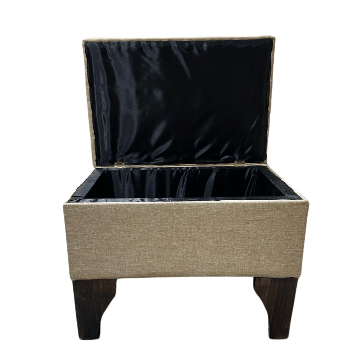 BANQUETA MUEBLES RIMAR CANELA BAUL BOTONE LINO 60X40X45X20 - 7