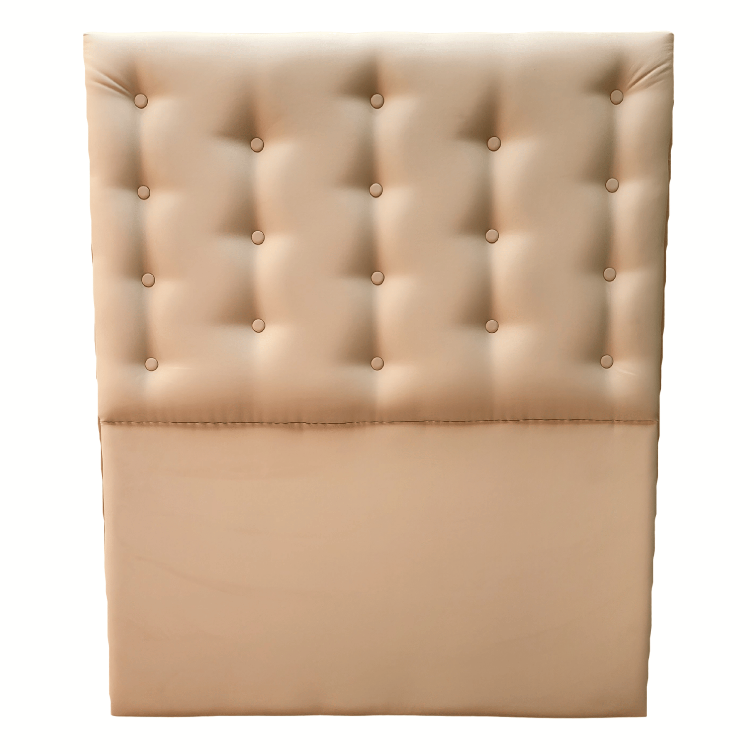 RESPALDO MUEBLES RIMAR A PISO 1 PLAZA ECO CUERO BEIGE - 1