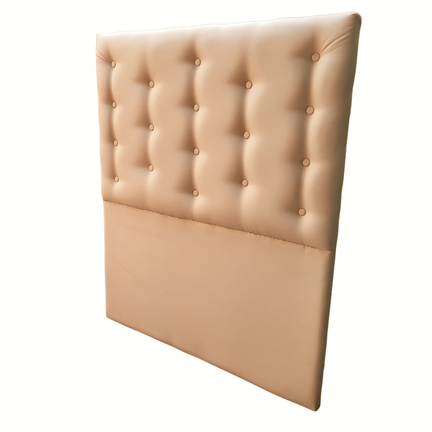 RESPALDO MUEBLES RIMAR A PISO 1 PLAZA ECO CUERO BEIGE - 3