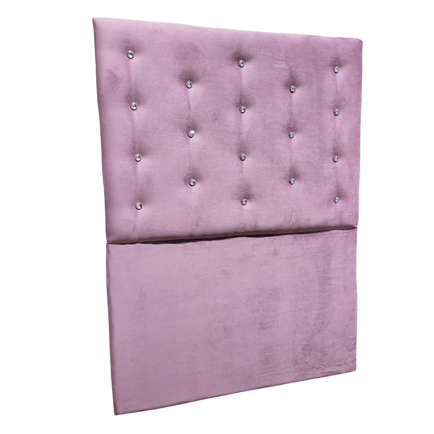 RESPALDO MUEBLES RIMAR A PISO DIAMANTE 1 PLAZA FELPA PALO ROSA - 2
