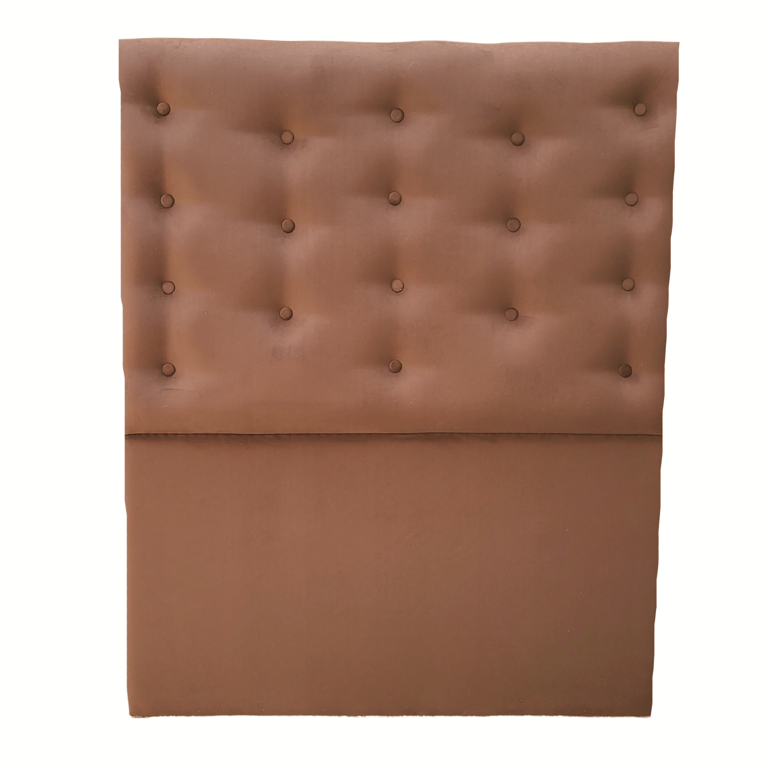 RESPALDO MUEBLES RIMAR A PISO 1 PLAZA FELPA CHOCOLATE - 1