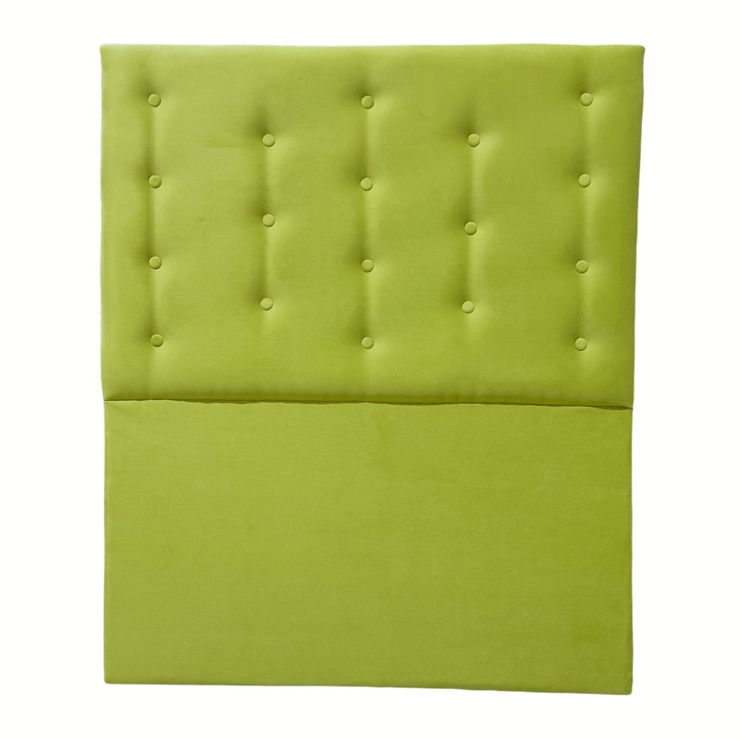 RESPALDO MUEBLES RIMAR A PISO PISTACHO 1 PLAZA FELPA VERDE - 4