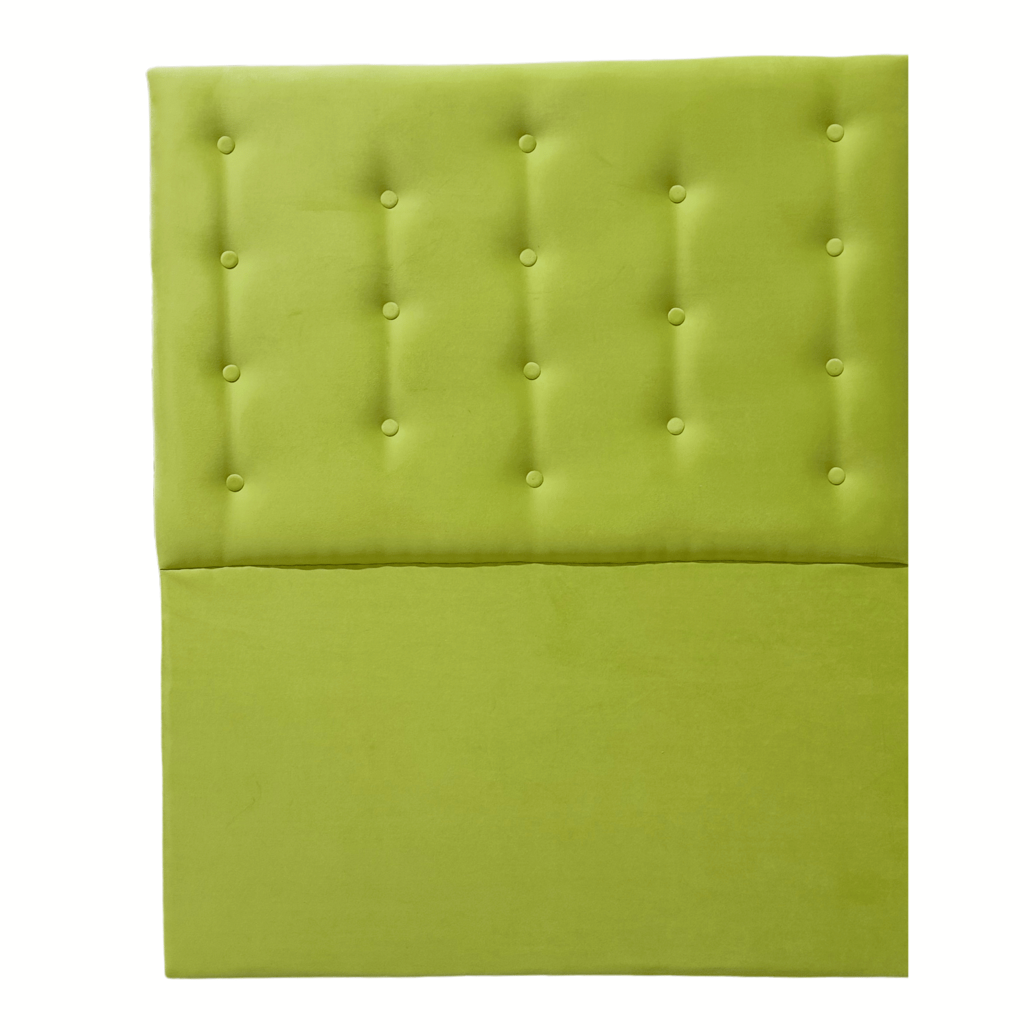 RESPALDO MUEBLES RIMAR A PISO PISTACHO 1 PLAZA FELPA VERDE - 5