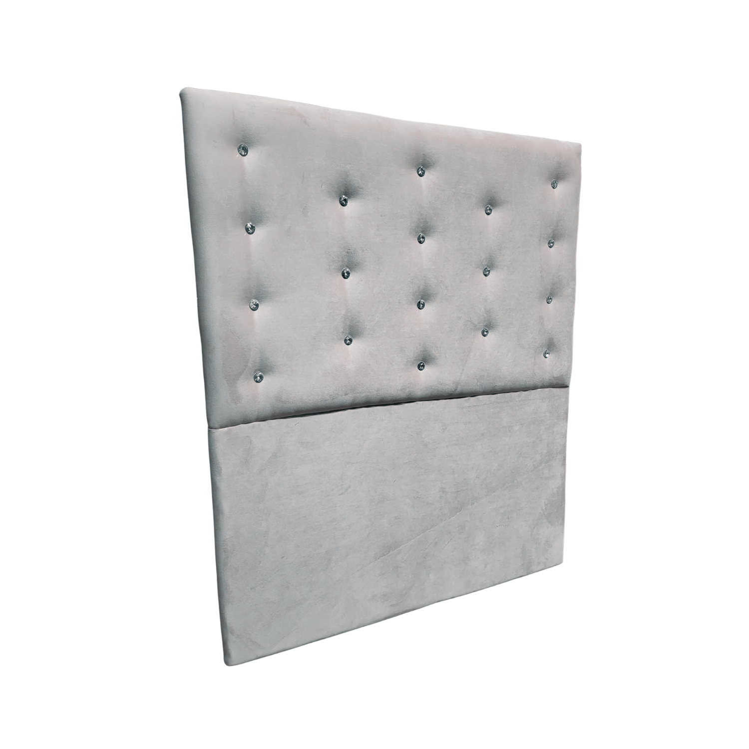 RESPALDO MUEBLES RIMAR A PISO DIAMANTE 1 PLAZA FELPA CRUDO - 2