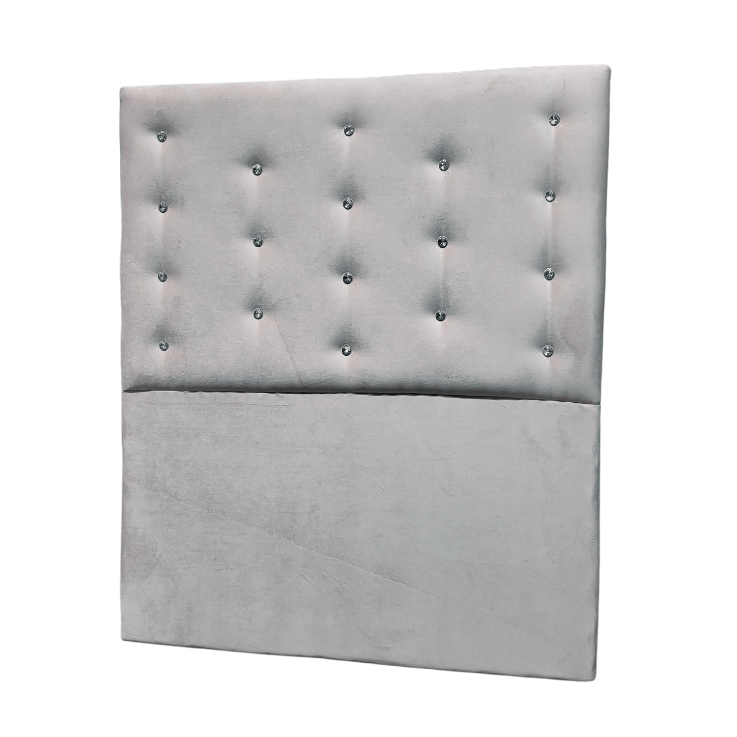 RESPALDO MUEBLES RIMAR A PISO DIAMANTE 1 PLAZA FELPA CRUDO - 3