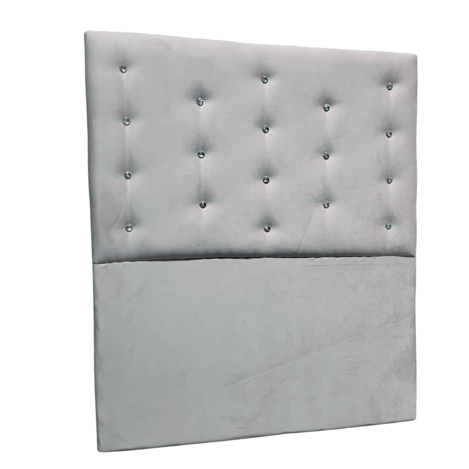 RESPALDO MUEBLES RIMAR A PISO DIAMANTE 1 PLAZA FELPA CRUDO - 4