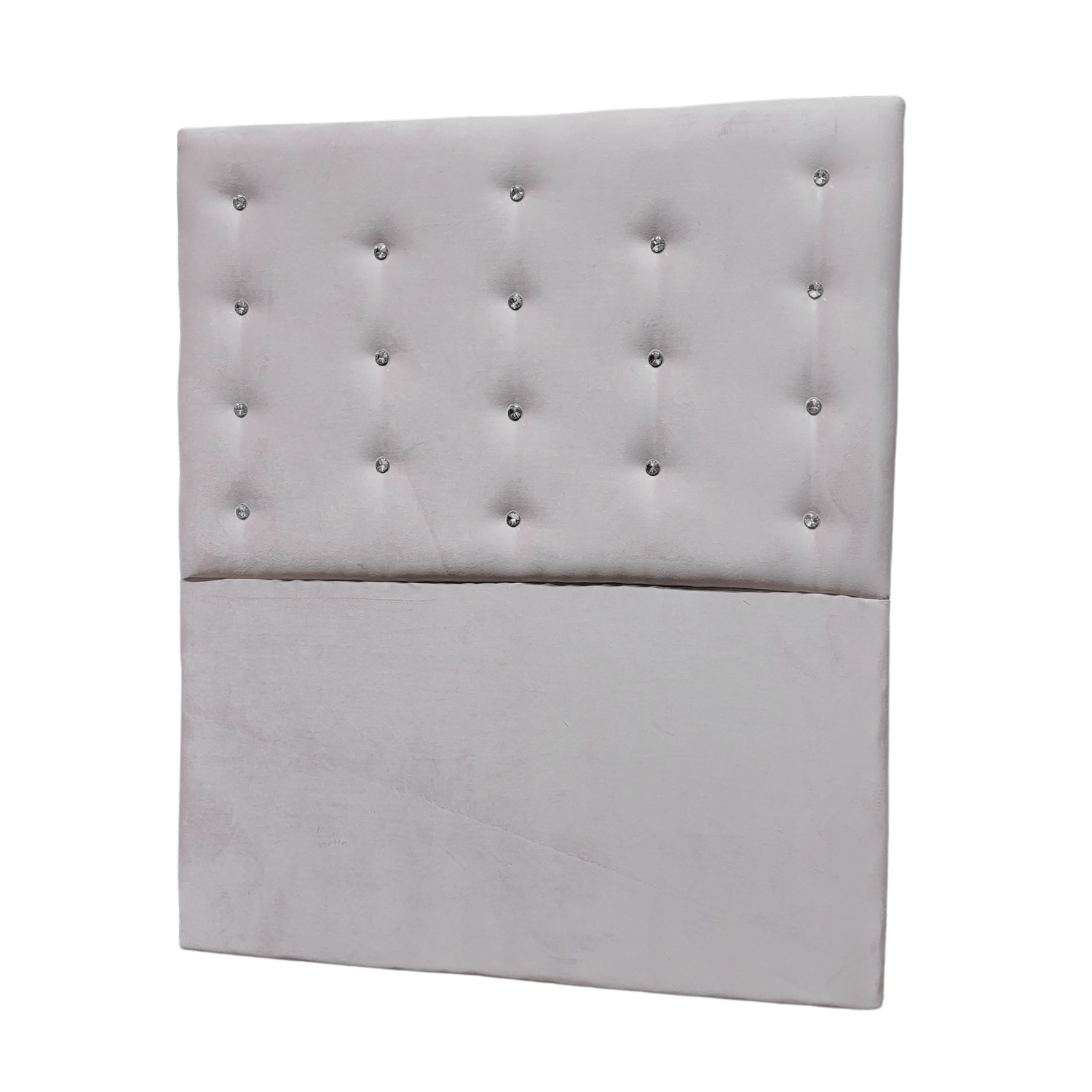 RESPALDO MUEBLES RIMAR A PISO DIAMANTE 1 PLAZA FELPA CRUDO - 5