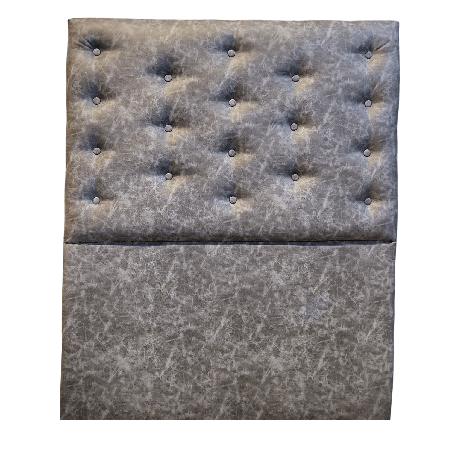RESPALDO MUEBLES RIMAR A PISO 1 PLAZA ECO CUERO GRIS JASPIADO - 4