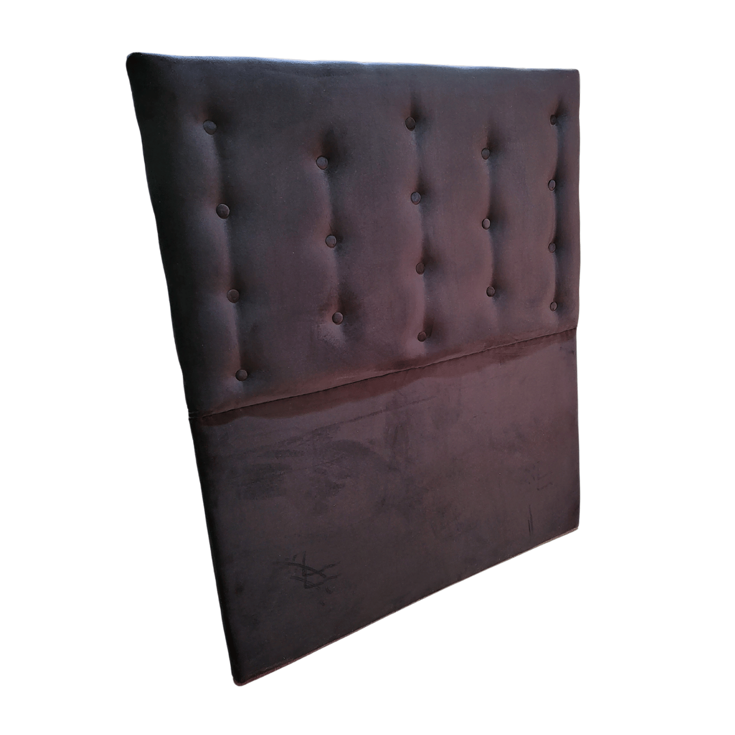 RESPALDO MUEBLES RIMAR A PISO 1 PLAZA FELPA NEGRO - 2