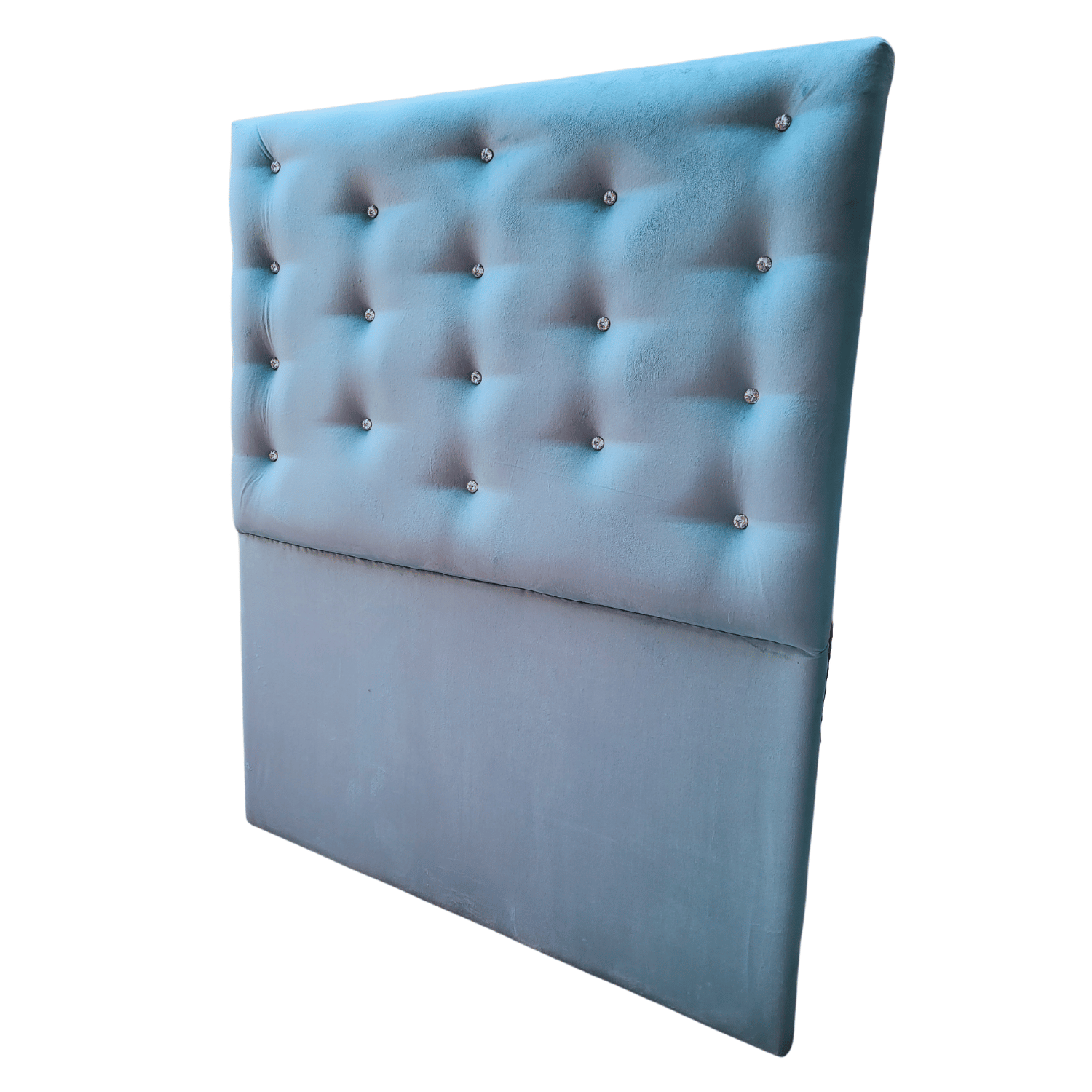 RESPALDO MUEBLES RIMAR A PISO DIAMANTE 1 PLAZA FELPA PETROLEO - 5
