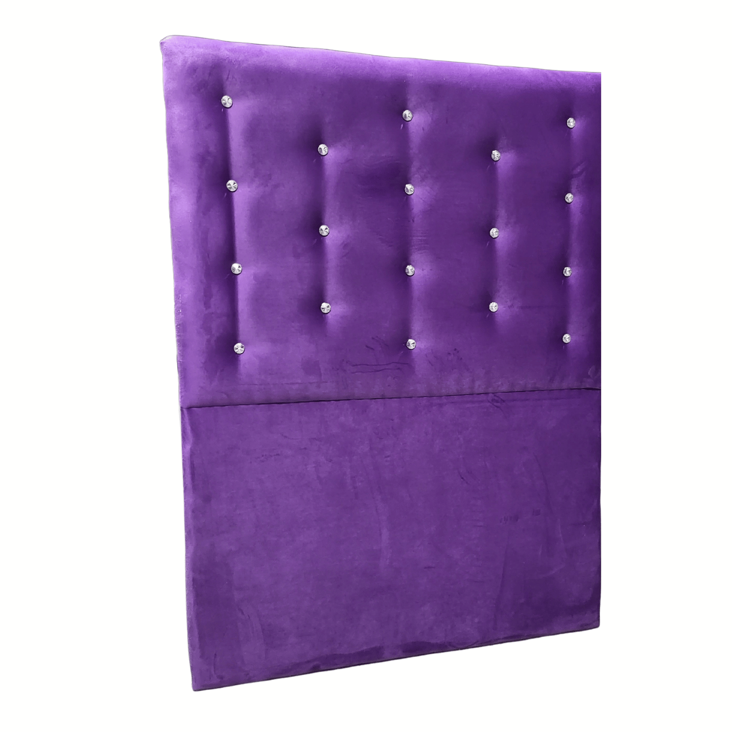 RESPALDO MUEBLES RIMAR A PISO DIAMANTE 1 PLAZA FELPA MORADO - 2